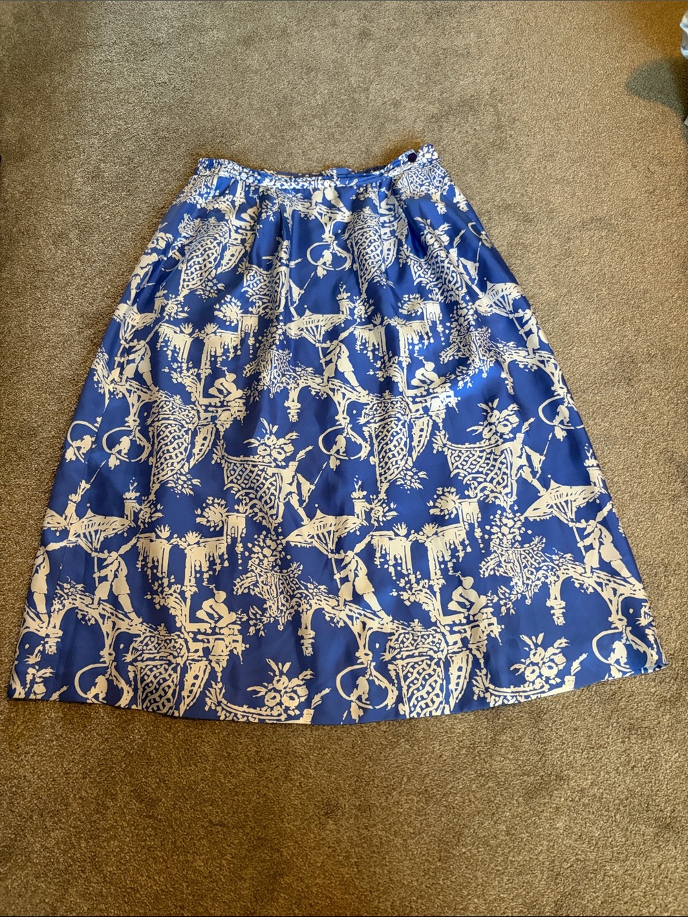 Ann May Women’s vintage silk skirt size 16